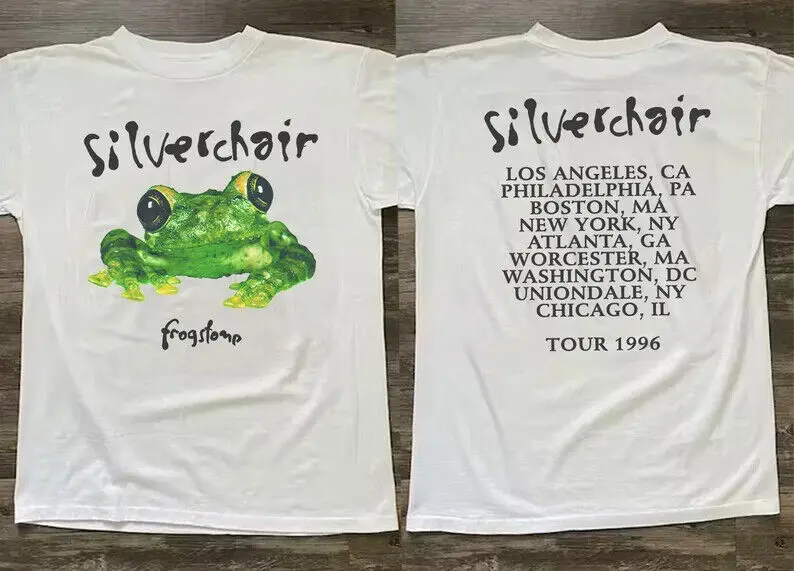 Silverchair Frogstomp Tour Concert 1996 T-Shirt, 90s Silverchair Rock Band Shirt