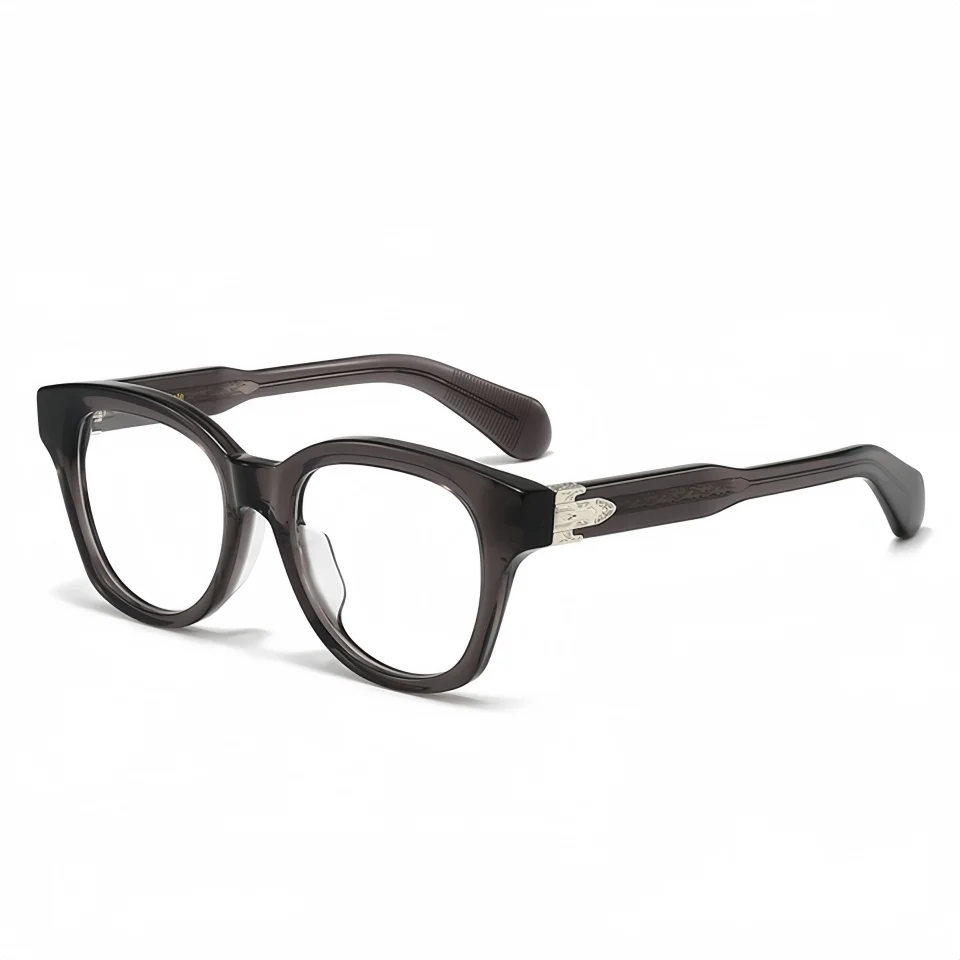

Men's High end Fashion Retro Acetate Glasses Frame Women's Luxury Brand Designer Anti Blue Light Optical Prescription Eyeglasses