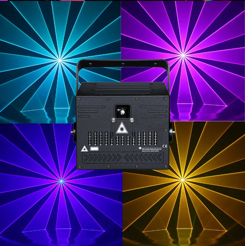 2026 15W 30KPPS RGB Hochzeits-Laser DMX Disco DJ Bühnenlicht Schallaktivierter Indoor-Tanzparty-Projektor – Detail 2
