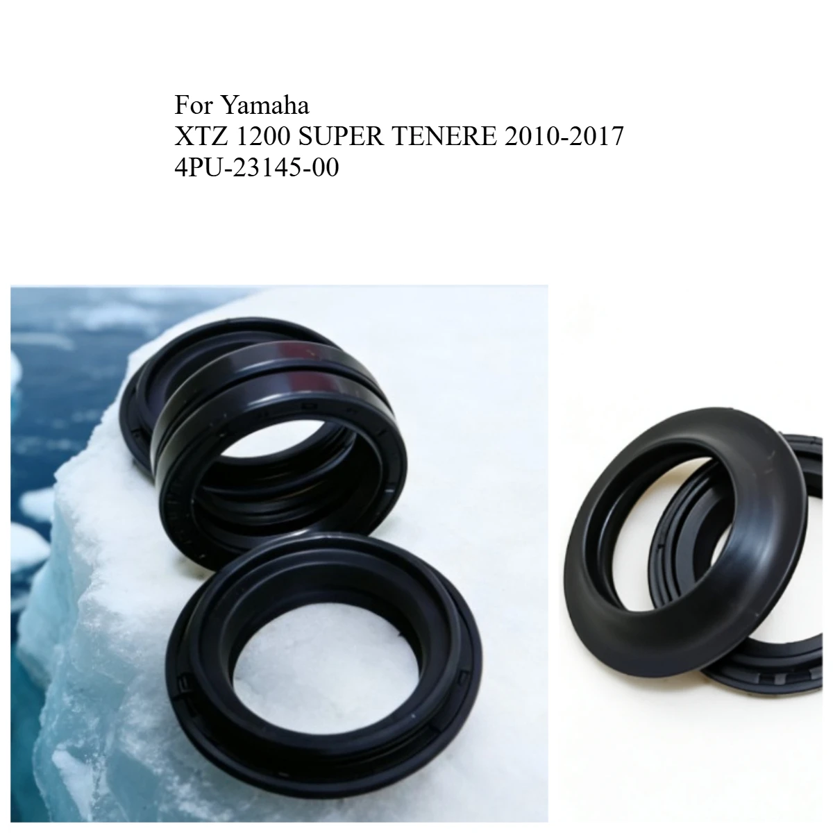 43x55x9.5/10.5 43*55 Front Fork Damper Oil Seal 43 55 Dust Cover For Yamaha XTZ1200 SUPER TENERE XTZ 1200 2017 OEM 4PU-23145-00