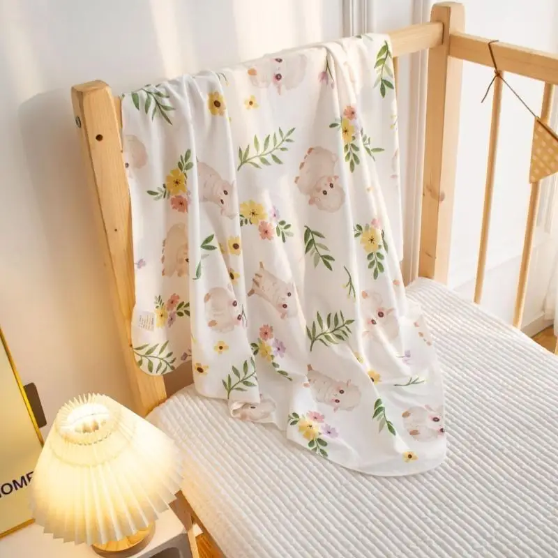 54DF Babyhandtuch-Baumwollwickel, stark saugfähig, Kleinkinder, Neugeborene, Wickeldecke, Empfangsdecke