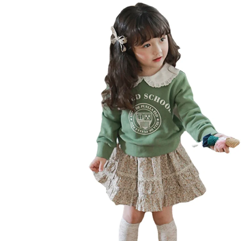 

New Baby Children's Clothing Cotton Long-sleeved T-shirt Cute Tops Tee Baby Girls Sweatshirt Shirt Pullovers Solid Outfit CL723