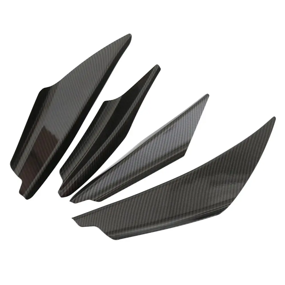 Front Bumper Canard Diffuser Splitter Fins Valence Spoiler Body Kit Universal For BMW F10 F30 F31 F32 F33 F22 Car Accessories