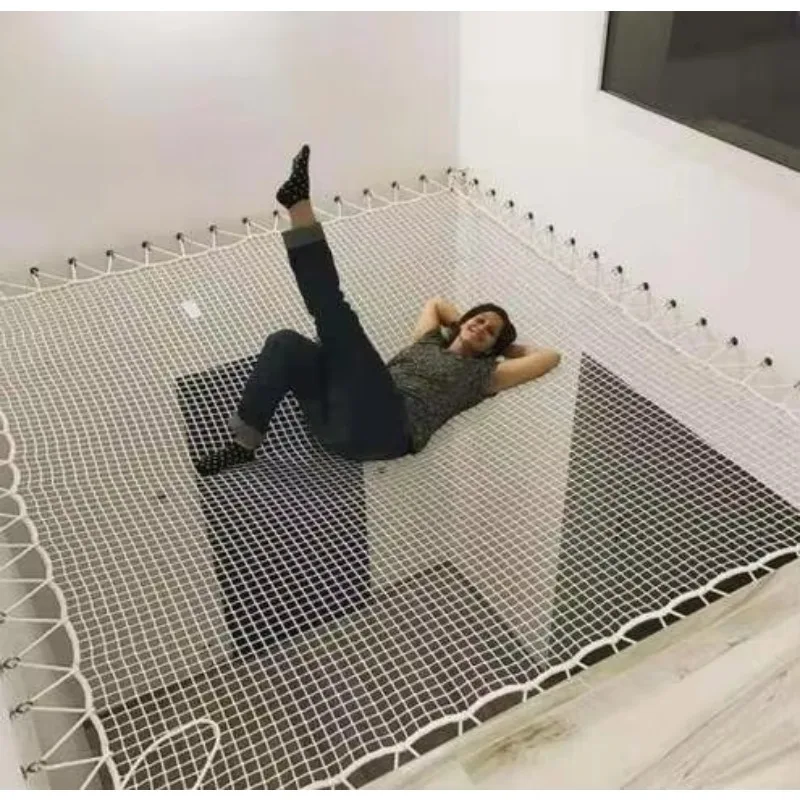 indoor and outdoor suspended DIY loft net bed hammock floor hammock for children and adults