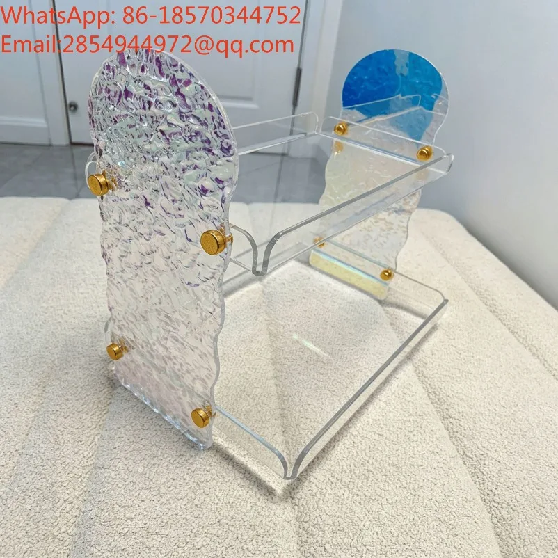 Colorful Acrylic Multi-layer Cosmetic Storage Rack Display