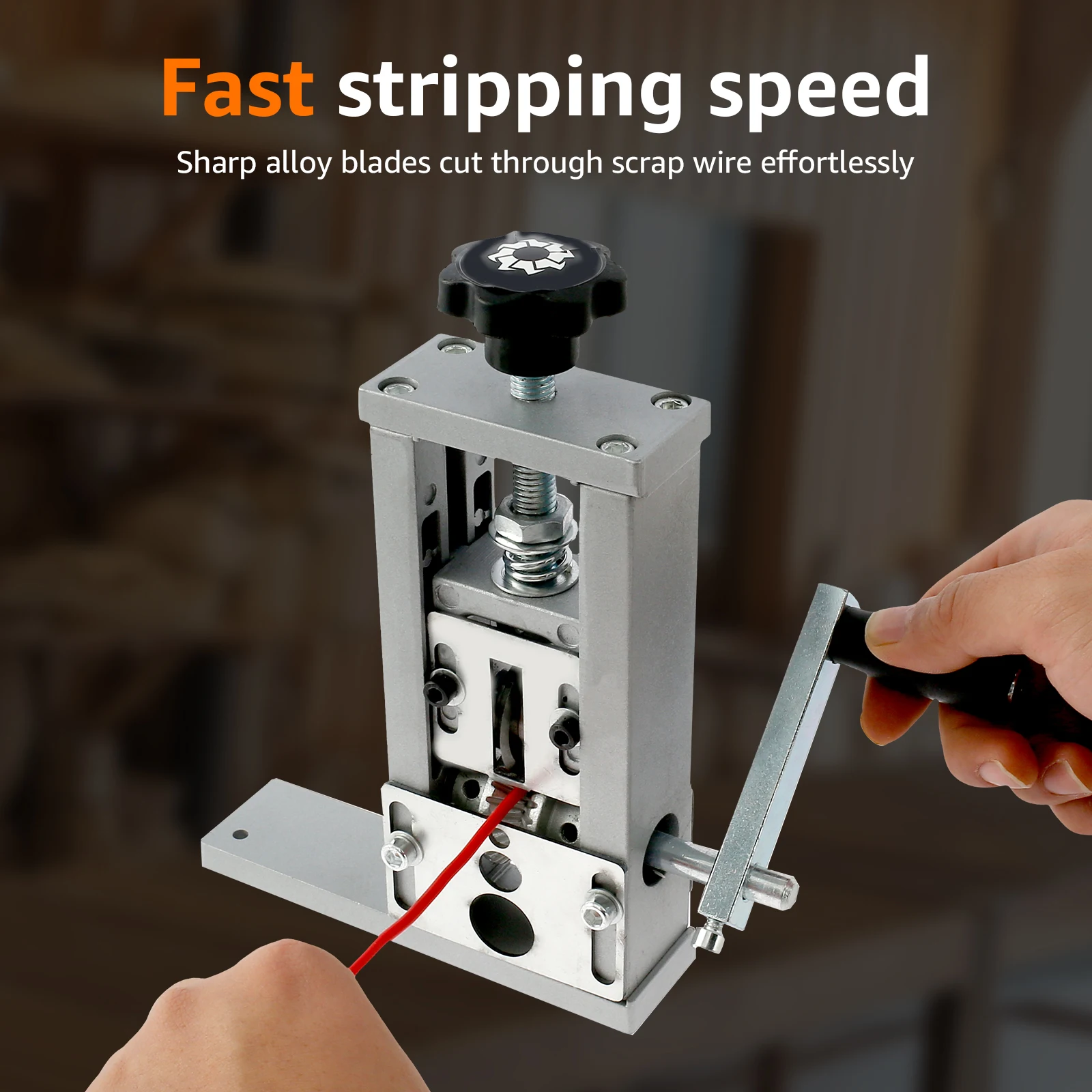 2in1Electric Wire Stripper Machine and Manual Wire Stripping Tool for 1-25mm Wire Cable Electrician Quickly cable Peeling Machin