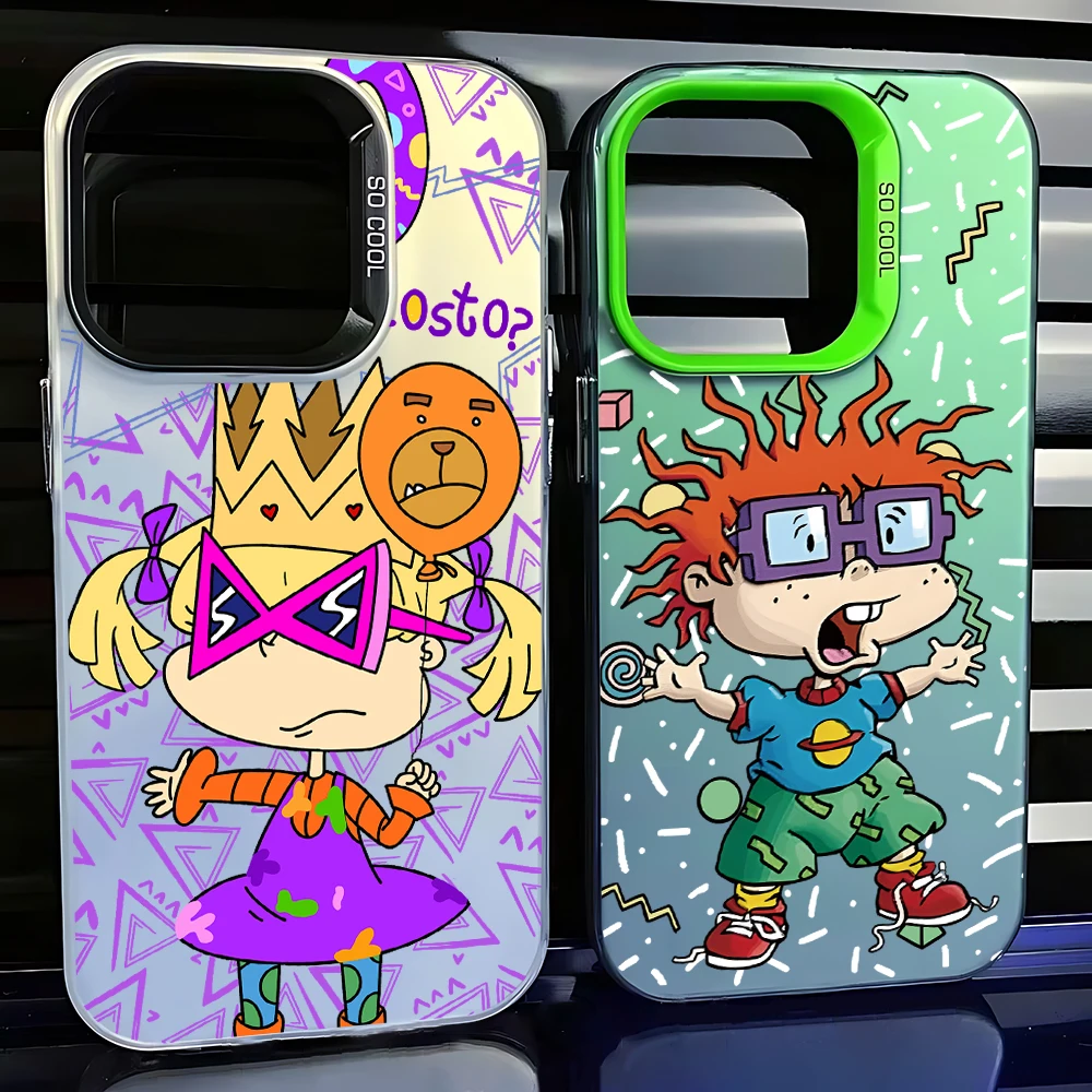 Funny R-Rugrats Case for Xiaomi Redmi A1 13C 9C 9T Note 7 8 9 9S 10 11 12 13 Pro K60 Ultra 4G 5G Matte Shockproof Back Cover