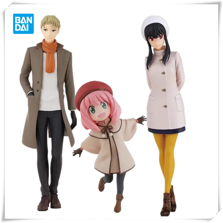 

Bandai Original PVC Action Doll, Collected Toys, Anime Model Spy x Home DXF Yor Counterfeiter Twilight Anya Counterfeiter