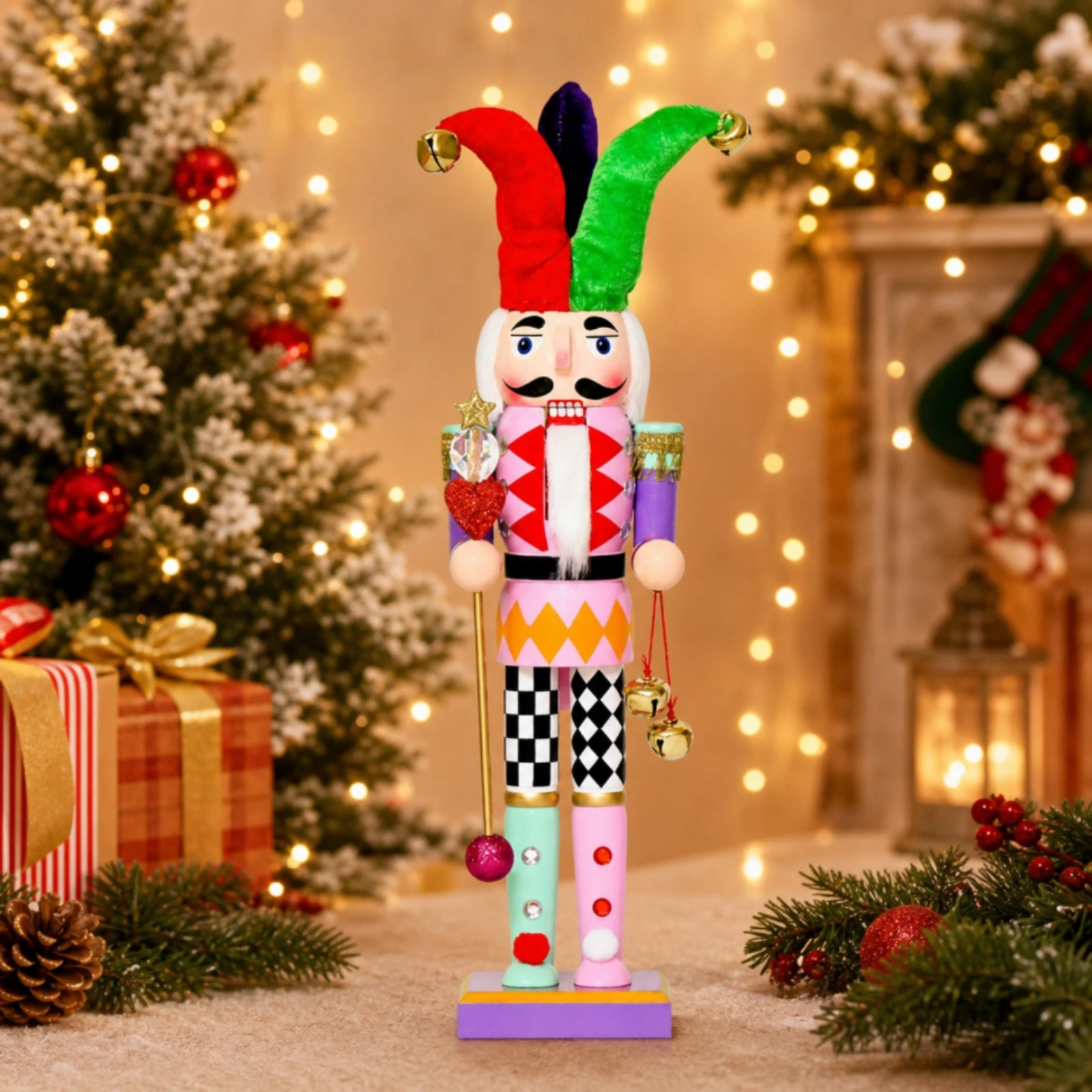 Деревянный Щелкунчик-Клоун, Де – обзор и цена Nutcracker Figurine
