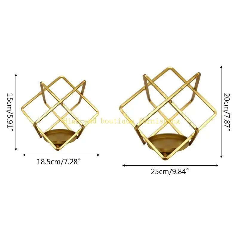 Nordic Geometric Candlestick Holders 6