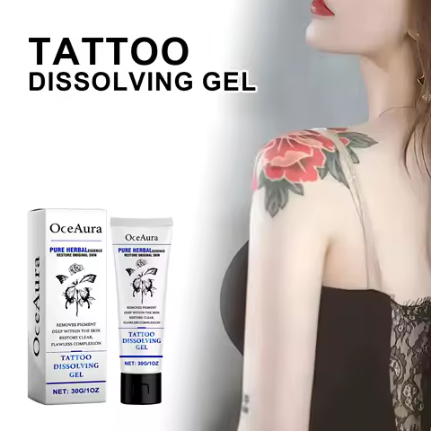 Tattoo Dissolving Gel Repair Skin Moisturizing Painless Deeply Cleansing Professional Post Tattoo Removal Cream Makeup Product