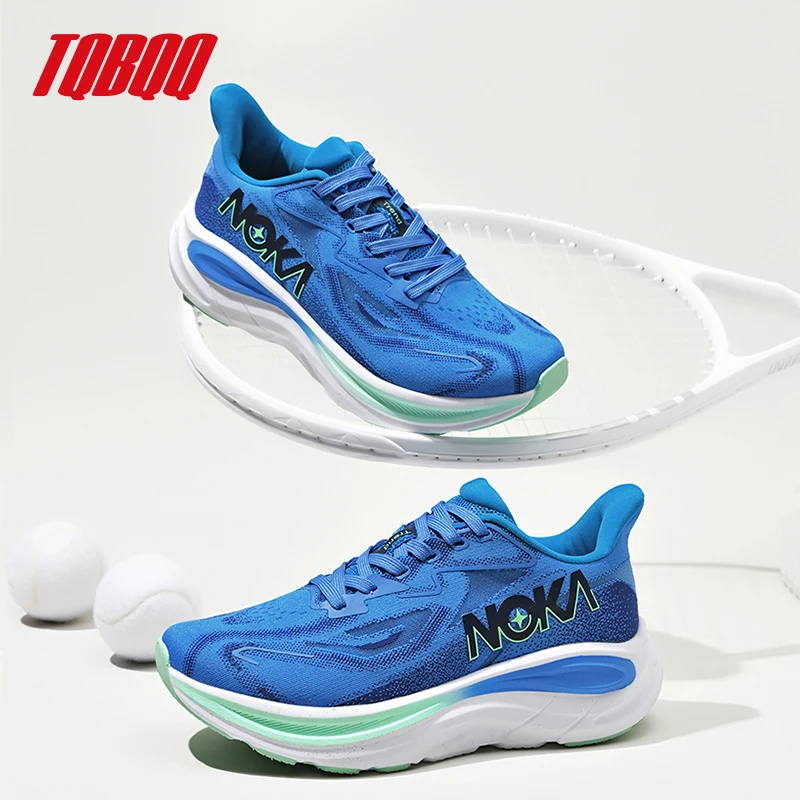 

TQBQQ Men's Running Shoes Lightweight Cushioned with EnergyFoam Midsole for Road Training Air Cushion Sports Sneakers