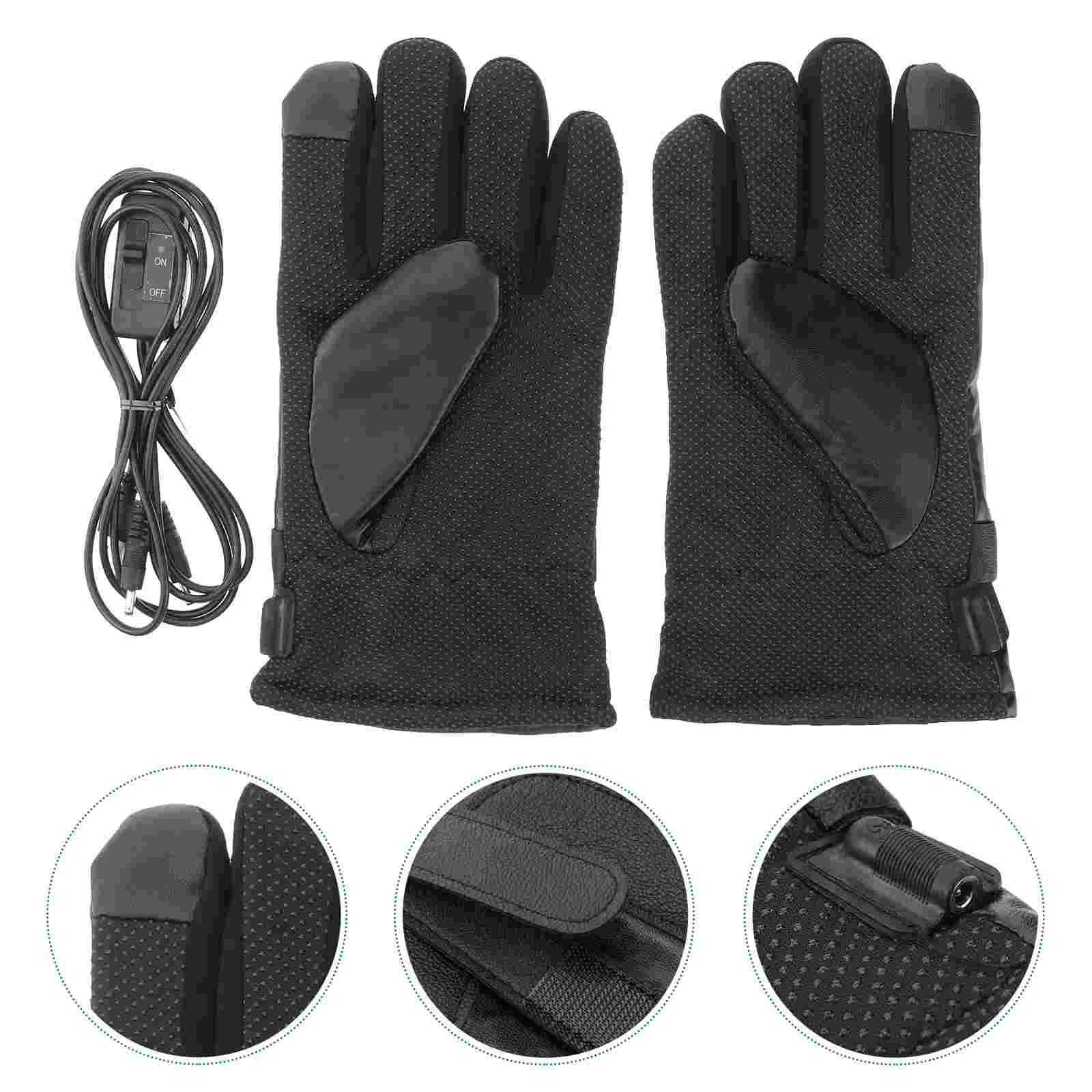 

Winter Man Thermal Gloves for Men Heated Mittens Arthritis Ski Motorcycle Finger