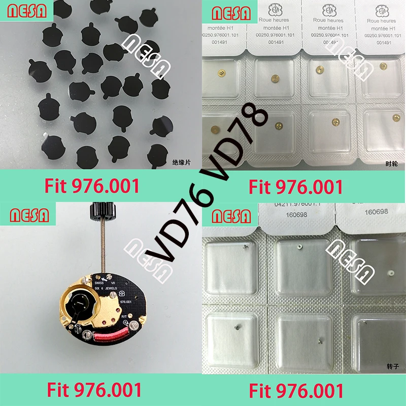 Quartz Watch Movement Accessories 976.001 VD78 VD76 VD79 VD86 Quartz Movemen Repair Tool Parts Aftermarket Replacements