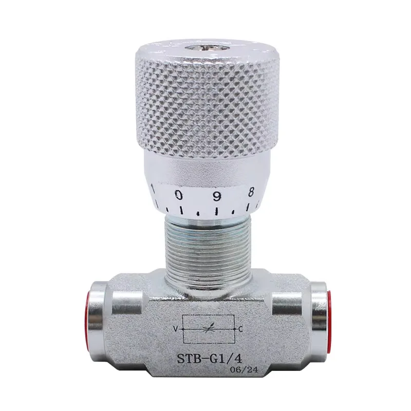 Bi‑Directional Throttle Valve Hydraulic Flow Control Speed Regulator Spare Parts For Construction Machinery Vehicles
