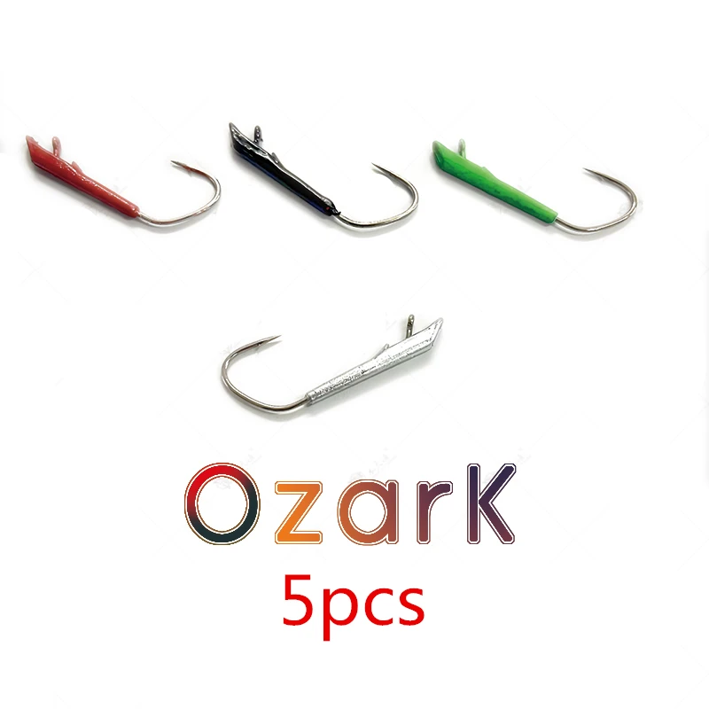 

Ozark fishing group OZARK North American popular black pit lead head hook straight handle Texas spiral sinking crank hook fallin