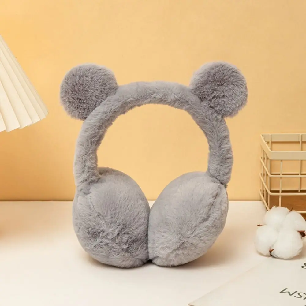 แฟชั่น WARM Plush หูอุ่นป้องกันหูสีทึบฤดูหนาว Earmuffs หู-Muffs ฝาครอบหูพับ Earflap ผู้ใหญ่