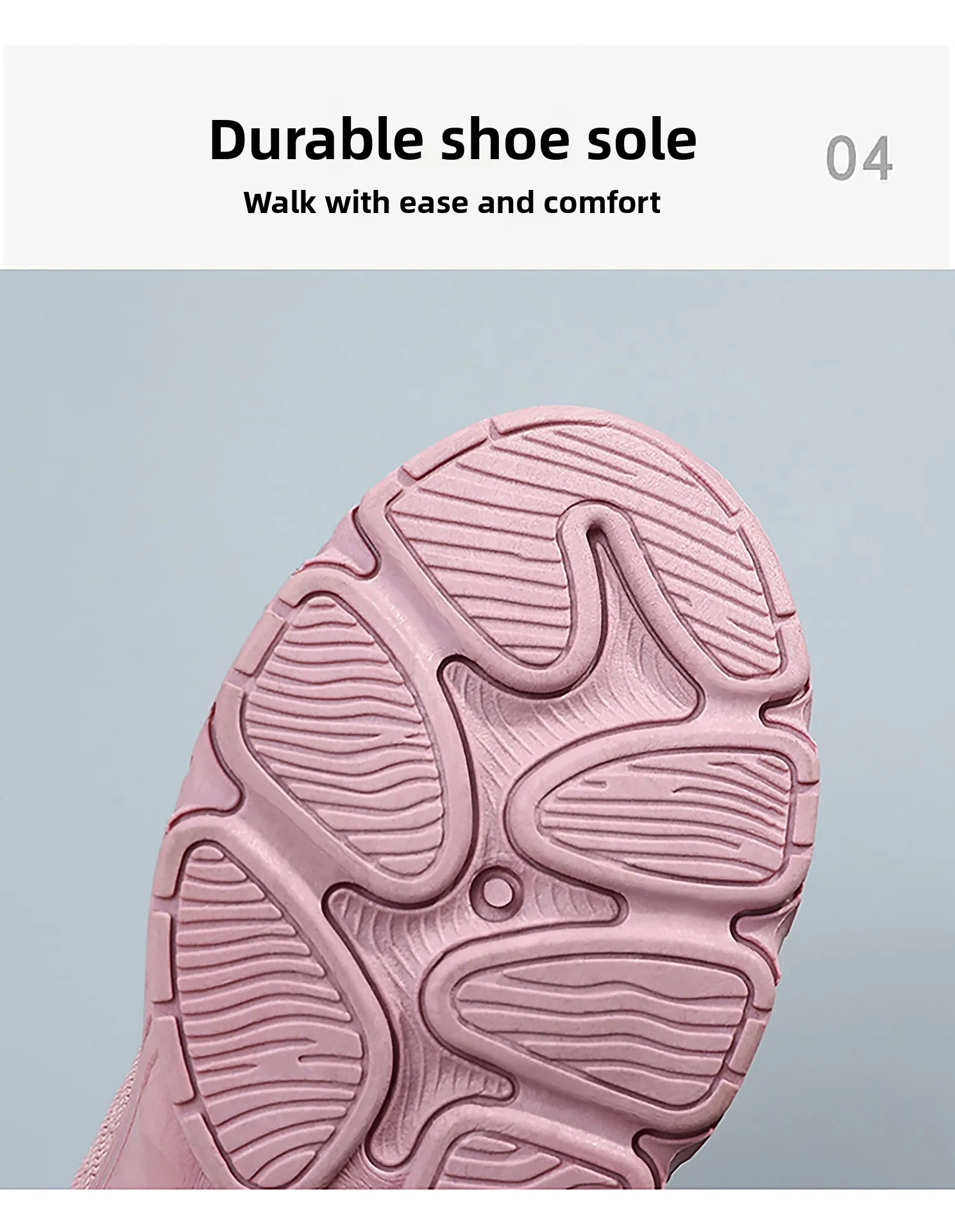 Atmungsaktive Damen-Sneaker aus Flying Weave, leichte, weiche Sohle, für ältere Menschen, Mutter, Wanderschuhe, Sommer-Mesh, rutschfeste, lässige Sportschuhe – Detail 8