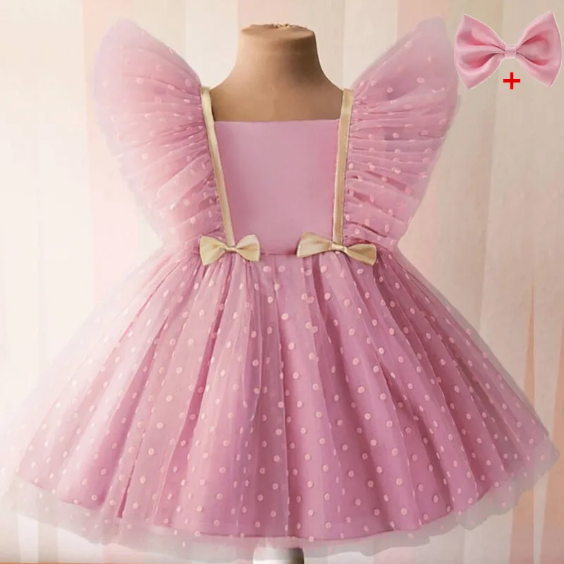 Newborn Dress for Girls Wedding Prom Dresses for Baby Girl 1-5 Yrs Kid Birthday Princess Dress Bridesmaids Infant Party Vestidos