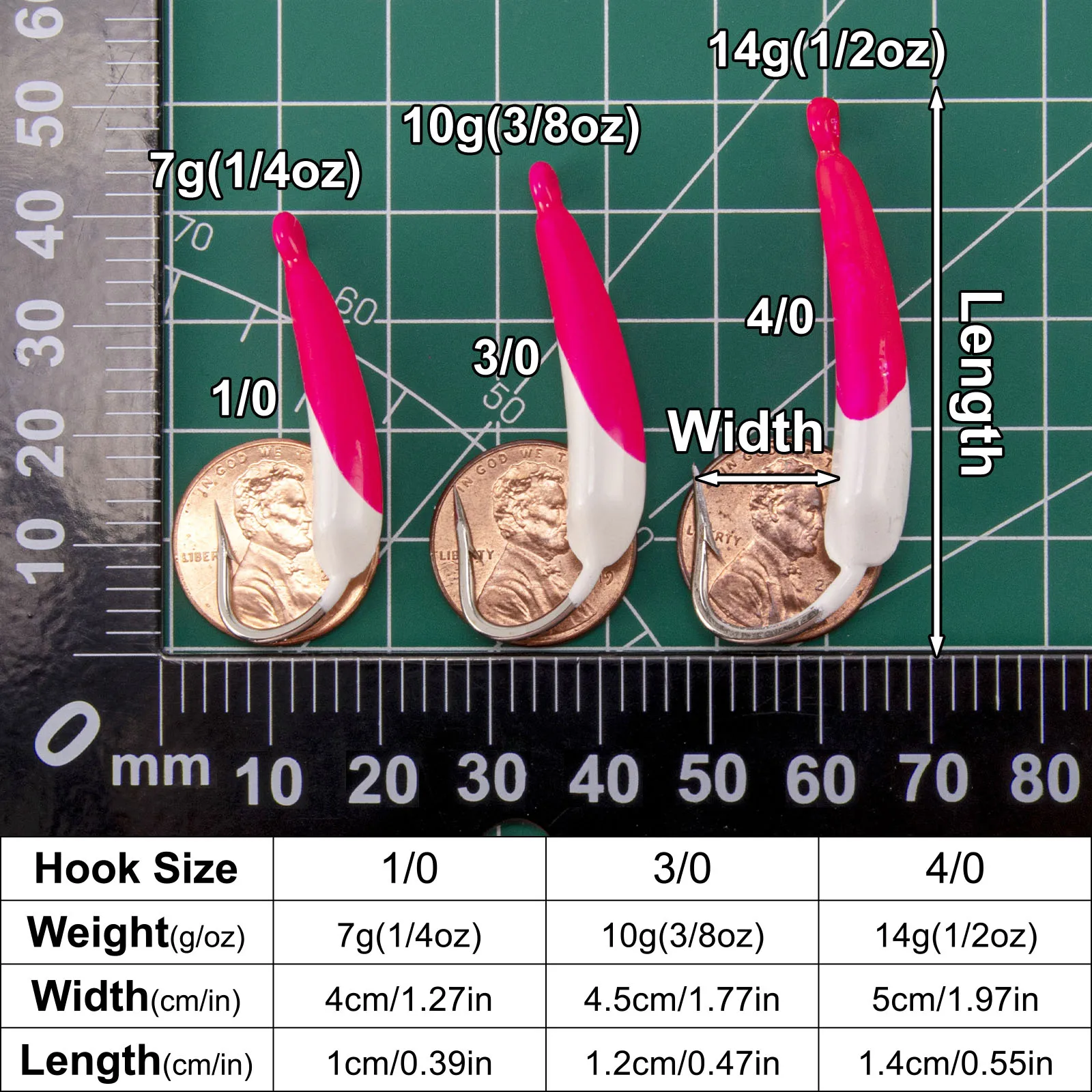 หัวเบ็ดตกปลา Surf 10/20ชิ้นเบ็ดตกปลา Pompano Jig หัวจิ๊กกล้วยยืนขึ้นจิ๊ก๊กน้ำเค็มหล่อยาวชายหาด Halibut striper 7G-14g