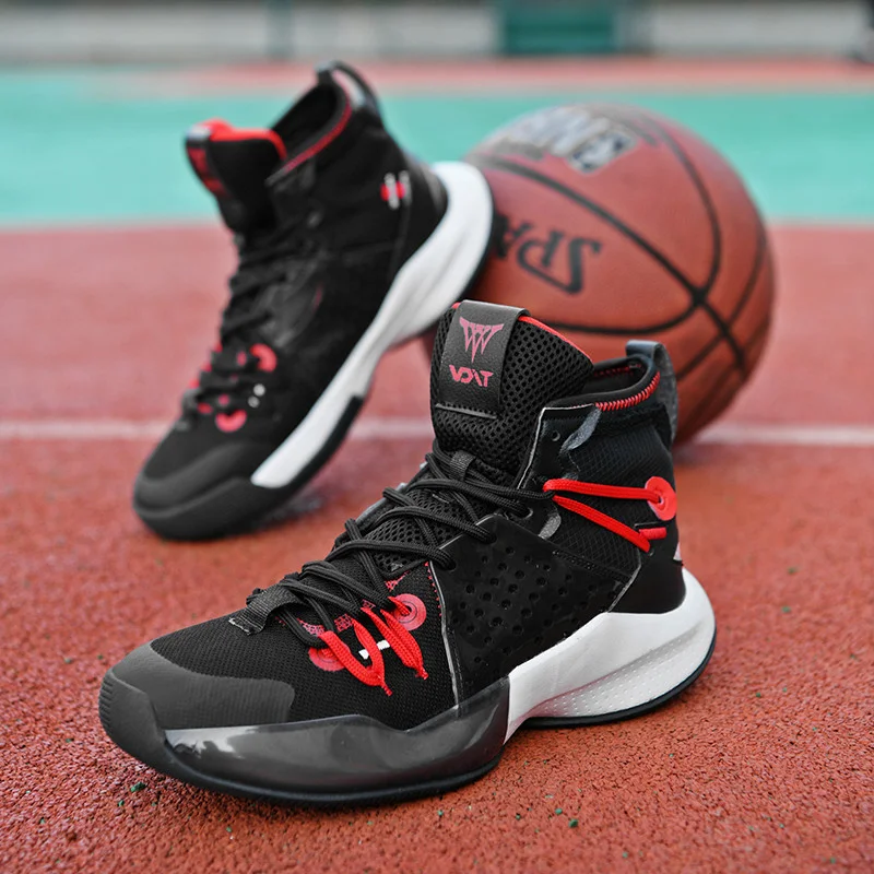 Brand Mens Professional Basketball Shoes Original Luxury Basketball Sneakers Men Breathable Training Sneakers Man Athletic Boots