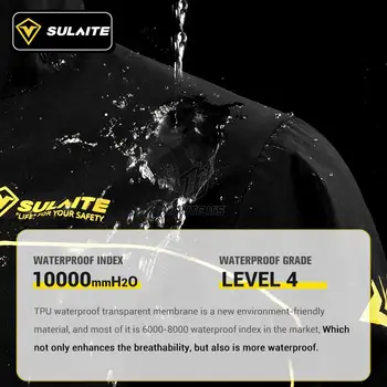 Motorcycle Raincoat Suit Rainstorm Prevention Jacket Pants Camping Hiking Fishing Raincoat Moto Raincoat Motorcyclist Rider Rain 2