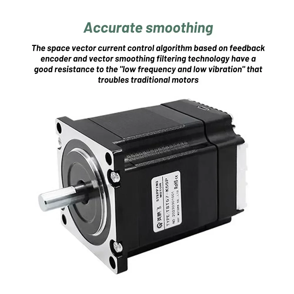 Imagem -04 - Motorista do Motor de Passo do Laço Fechado Tudo-em-um 3000rpm Servo Fácil Codificador Integrado Nema23