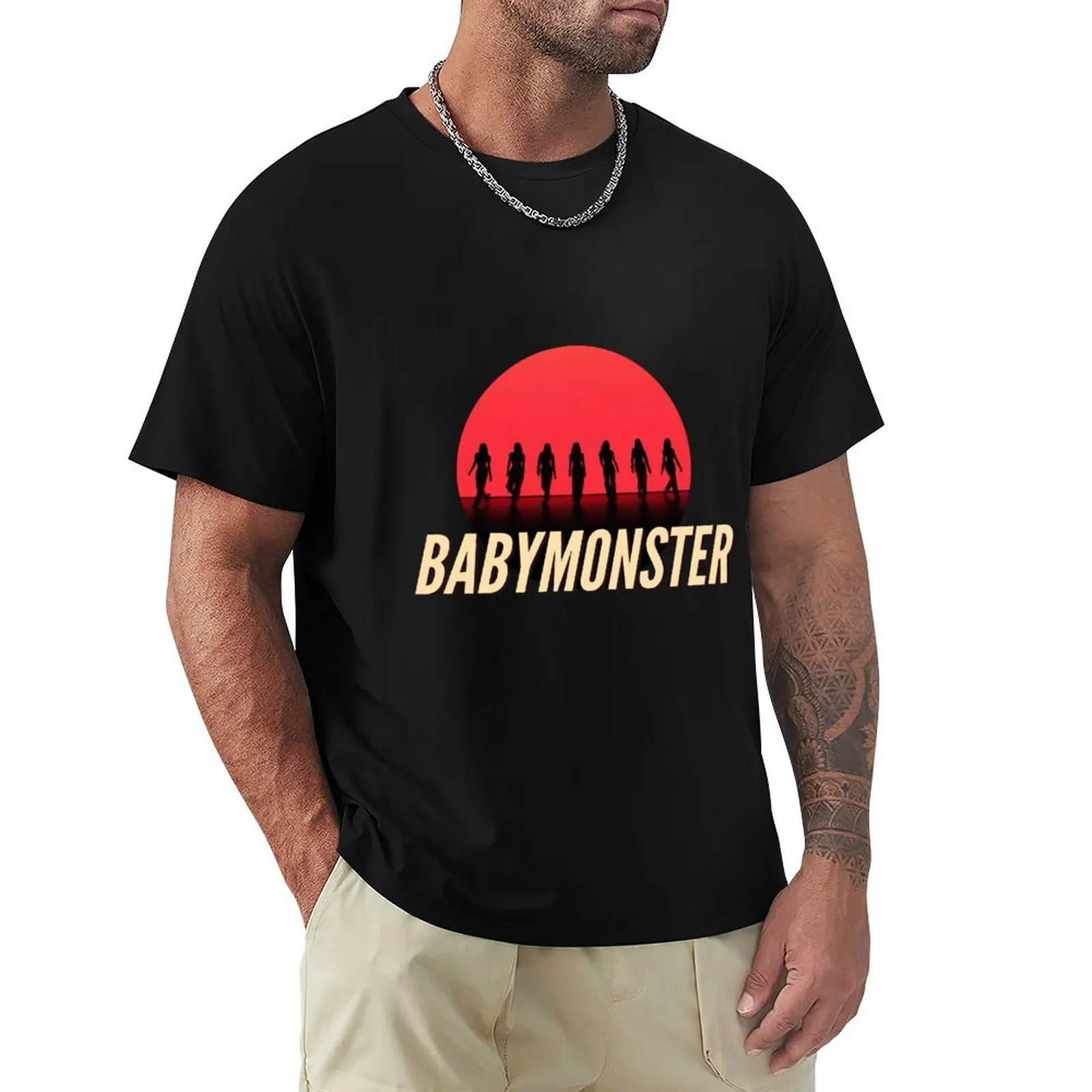 

babymonster T-Shirt valentines boutique clothes graphic t shirts plus sizes T-shirts for men cotton
