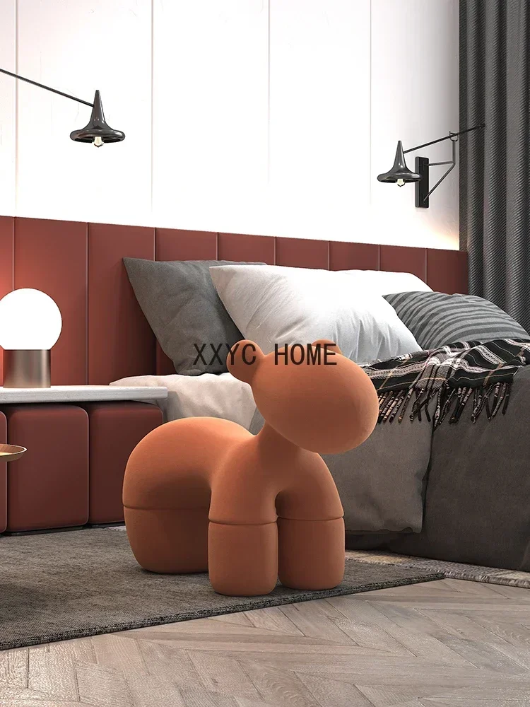 Leisure Chair Modern Minimalist Master Bedroom Single Cute Dog Chair Pet Shape Couch