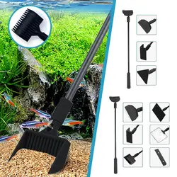 Three-in-one/five-in-one Fish Tank Cleaning Set Cleaning Tank Bottom Stone Landscaping Sand Washing Waterproof And Wearresistant