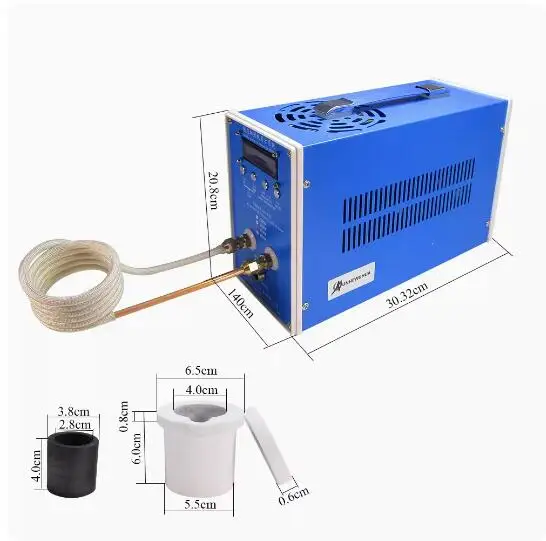 

3KW Induction Heater Induction Heating Machine 110V/220V Metal Smelting Furnace High Frequency Welding Metal Quenching Equipment