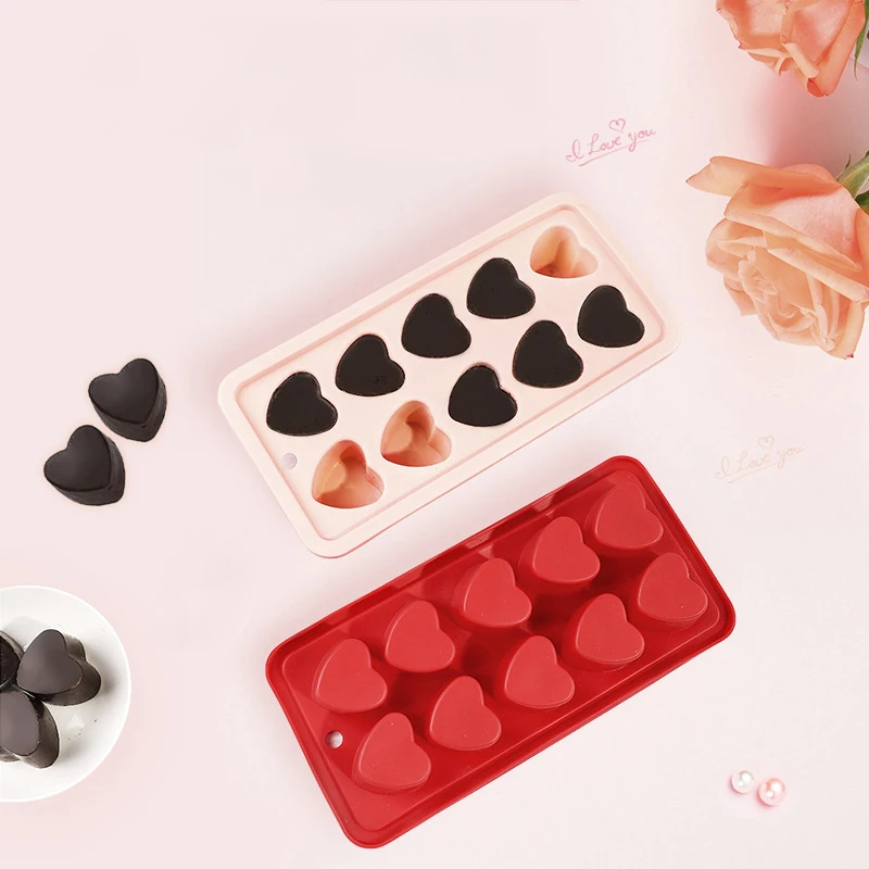 

Mini Heart Mold Silicone Ice Chocolate Fondant Mould 3D Pastry Jelly Cookies Ice Cream Mold DIY Chocolate Dessert Kitchen