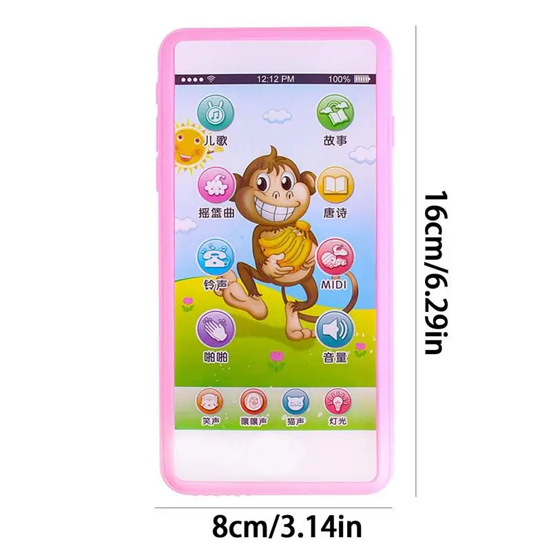 Baby Phone Toy Toy Learning Play Cell Phone With Dazzling Lights Early Learning Educational Toys Sensory Toys For Toddlers