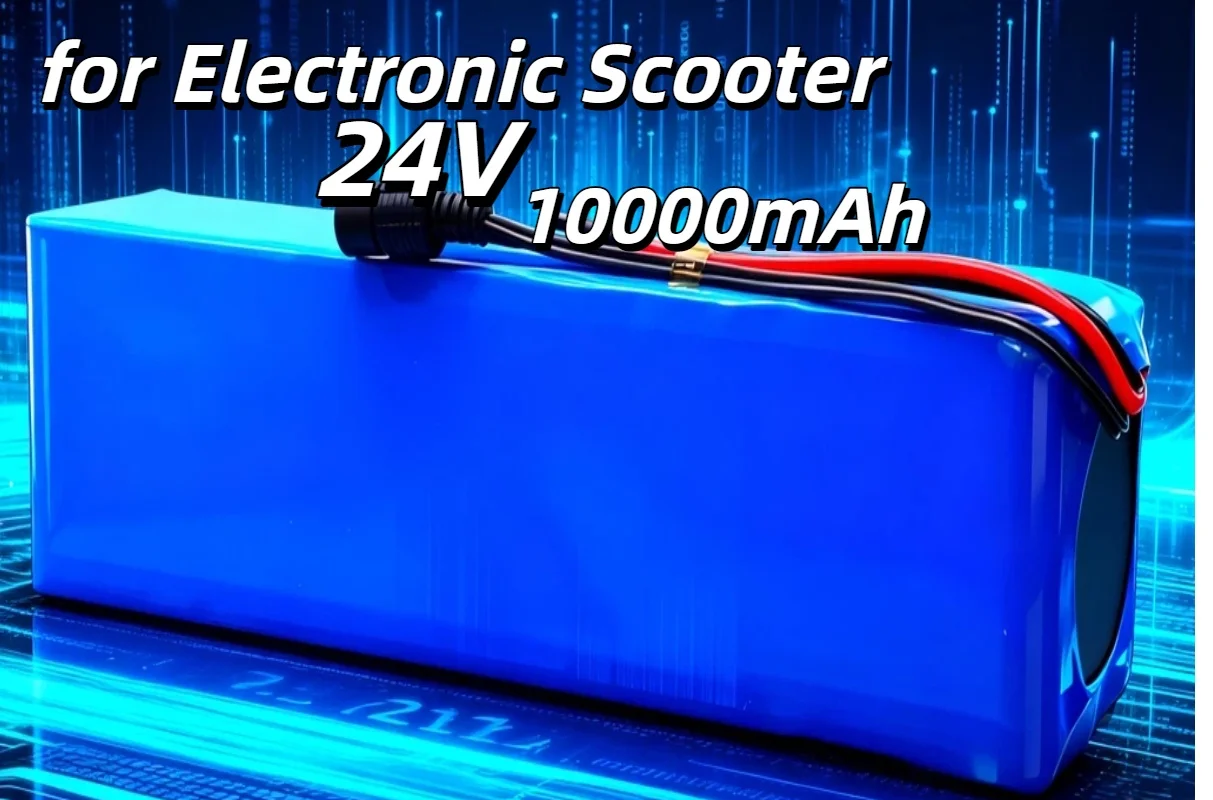 

24V (25.2V) 10Ah Rechargeable Lithium Battery Pack with Charger – FOR 250W/350W Electronic Scooter, Durable Energy for Daily Use