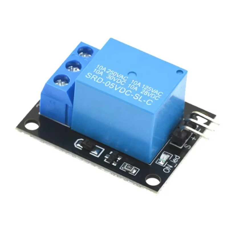 ABZW Voor Arduino Voor PIC AVR DSP ARM Compatibel 1-Kanaals Relaismodule Shield 20 Stuks 5V KY-019 relaismodule