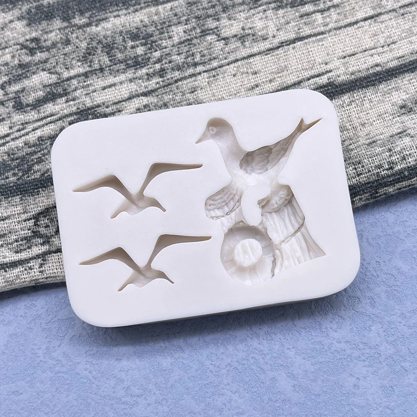 Seagull Silicone Sugarcraft Mold Fondant Cake Decorating Tools