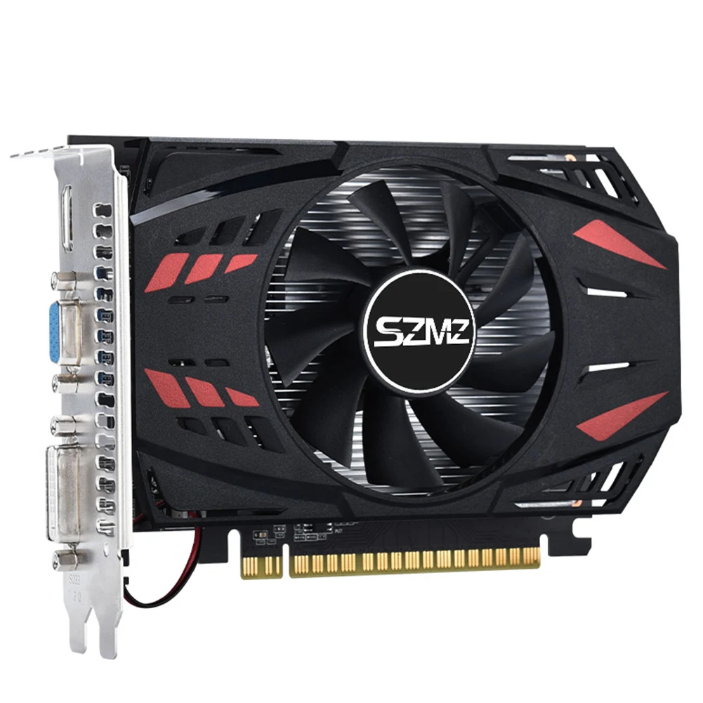 

Видеокарты GT730 для настольных ПК PCI-E2.016X DDR3 Низкопрофильная видеокарта 4 ГБ 128-битная игровая видеокарта с охлаждающим вентилятором