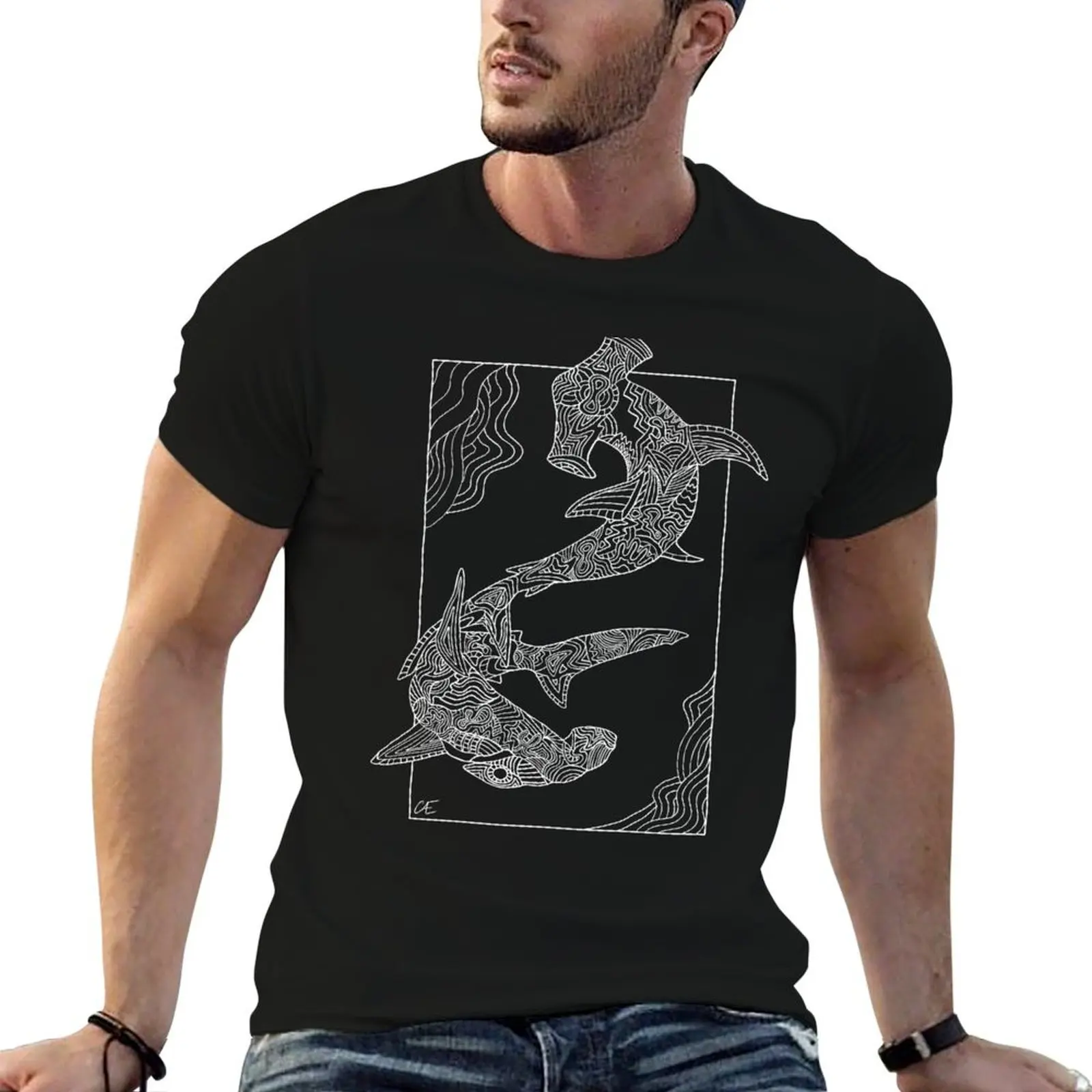 A Tale of Two Hammerheads T-Shirt Plus Size Lightweight Tee Shirt