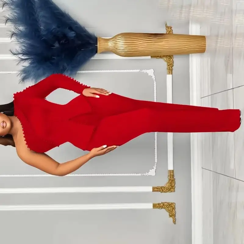 

Women' Spring New Slanted Shoulder Nail Bead OL Tongle Two-Piece Large Size Suit Exquisite Simple Casual Fashionable Personality