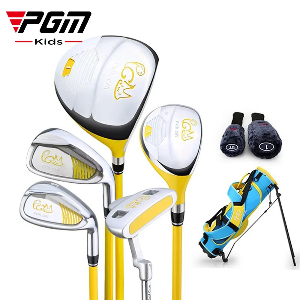 

PGM 3-12 Years Old Boys and Girls Golf Club Full Set Gift Children Practice Learning Swing Putter Bag