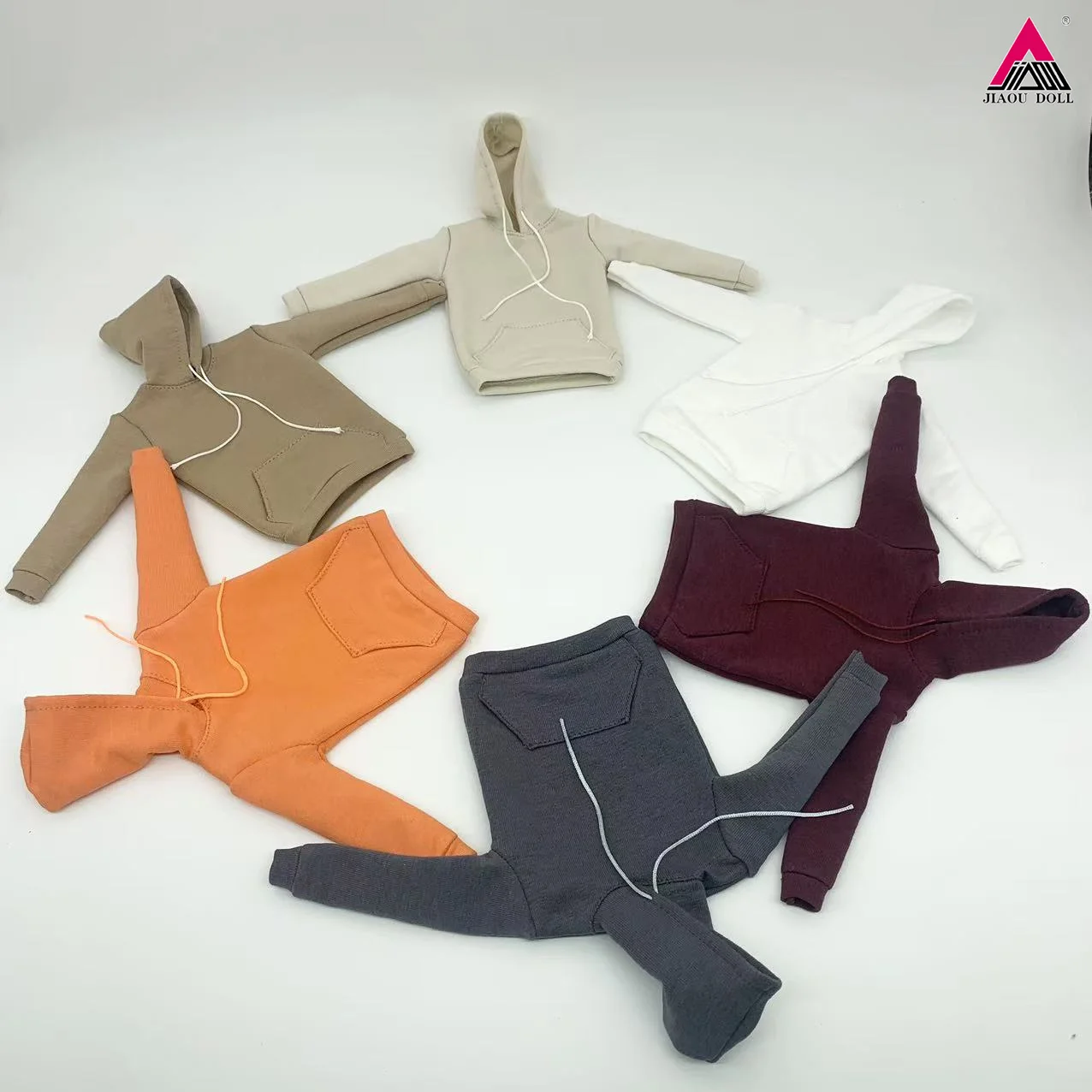 

1/6 Scale Fashion Male Hoodies Tops Versatile Sweatshirt Casual Wears Clothes Model Fit 12'' Soldier Action Figure Body Dolls