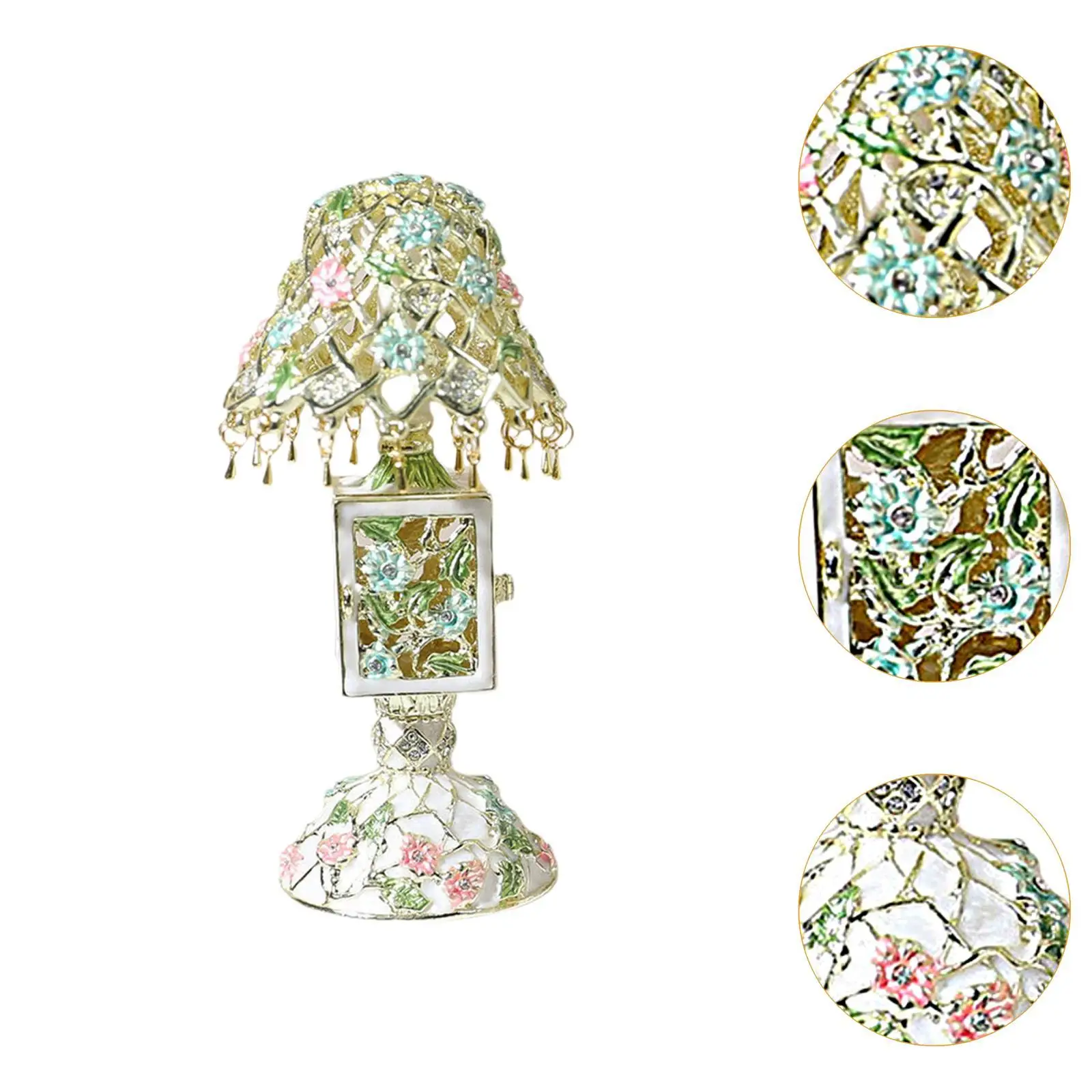 المينا حلية صندوق الجدول مصباح تصميم الحرفية زخرفة عرض حلية