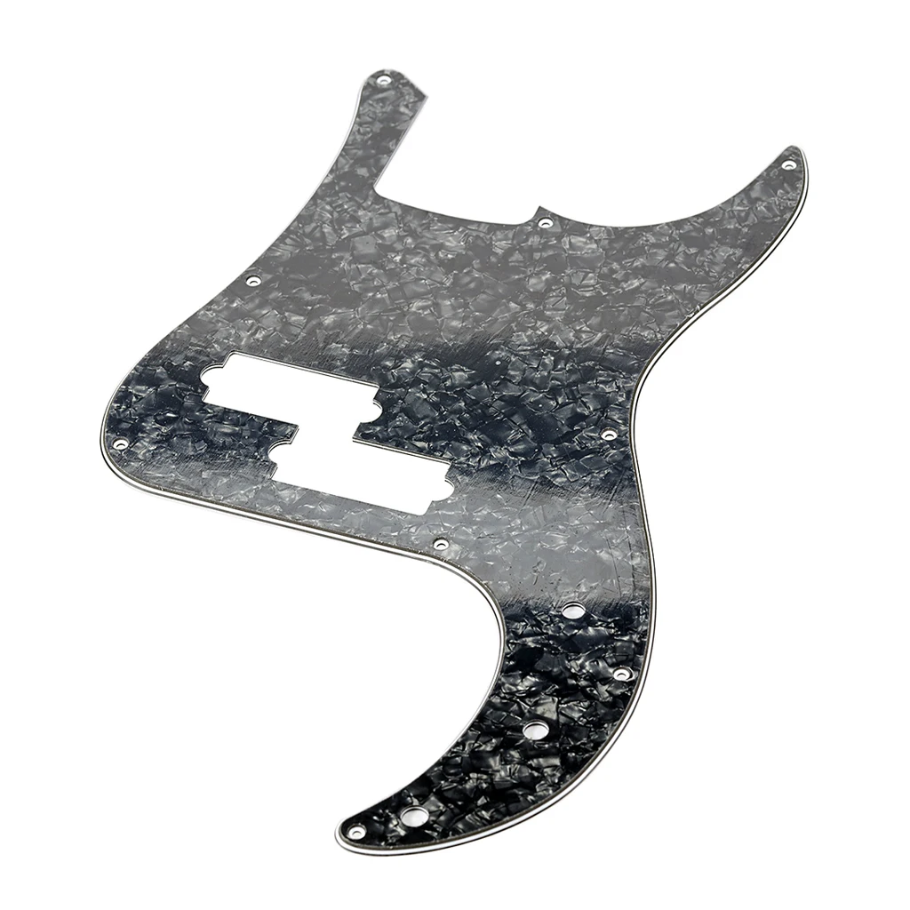 

3-Layer PVC Guitar Pickguard for Fender P Bass Guitar Parts 9 Hole Scratch Plate Shield Guard with Anti-Static Coating