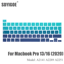 For macbook Pro13 M1 M2 Pro16 keyboard cover With ñ Spain  Silicone cover Keyboard protective film A2338 A2289 A2251 A2141