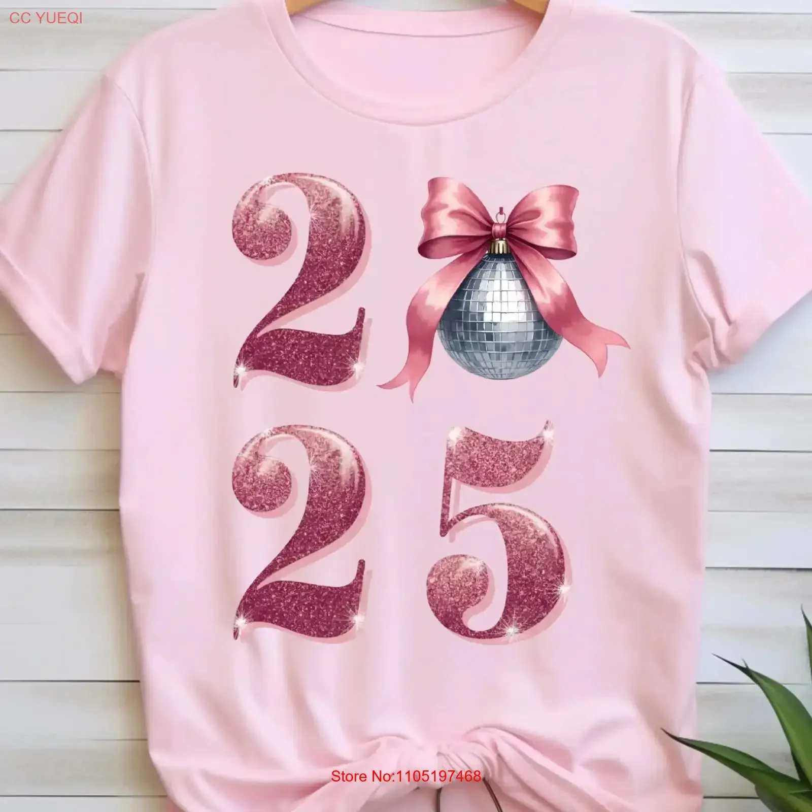 تي شيرت سنة جديدة سعيدة 2025 للفتيات رحلة عطلة حفلة خمر غسلها موضة امتدت مصمم الملابس الشارع الشهير أنيق