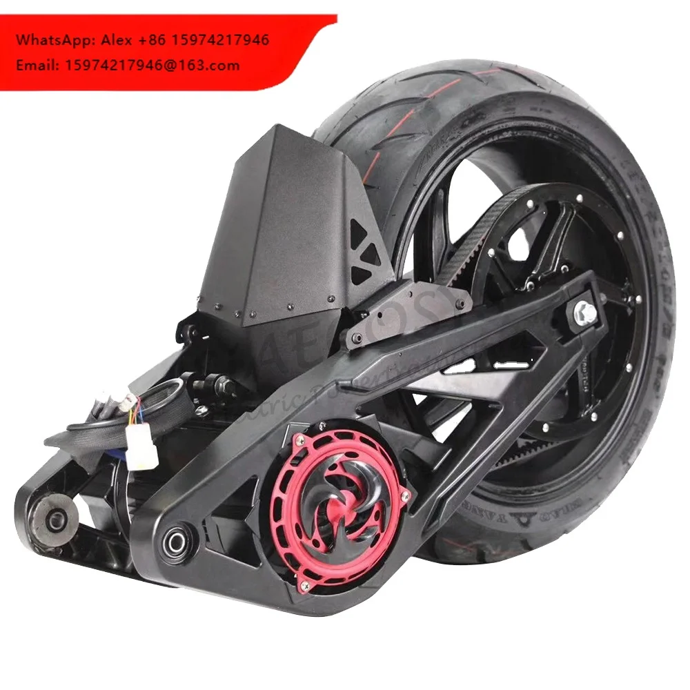QS MOTOR QS138 14 X 6.0inch 3000W 4000W Max 13500W 72V 110KPH New 72V 110KPH Mid Drive Motor Kit For PCX Electric Scooter