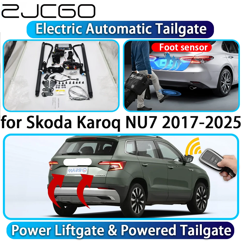

ZJCGO for Skoda Karoq NU7 2017-2025 OEM Automatic Power Liftgate Powered Tailgate Intelligent System Car Trunk Lift Control Kit