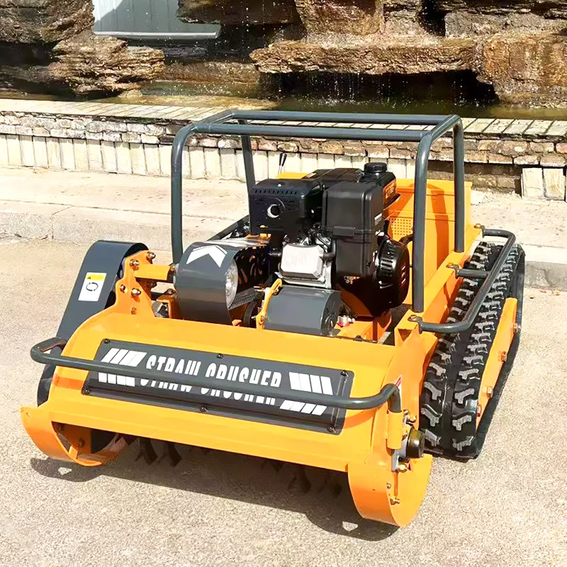 Индивидуальный интеллектуальный робот для удаления сорняков, простой в эксплуатации с дистанционным управлением, соответствует европейским 5-уровневым стандартам выбросов.