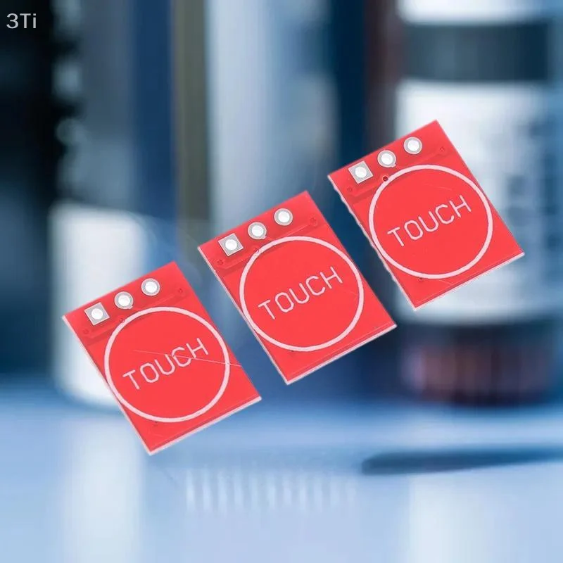 Paquete económico de 10 módulos de teclas táctiles capacitivas TTP223, función de interruptor autoblocante/momentaneo, un solo canal.