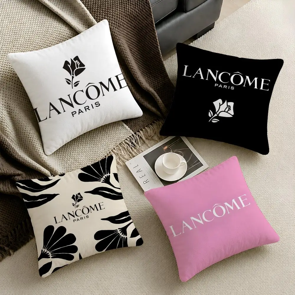 Beauty L-Lancome Makeup Cushion Cover  Throw Pillow Soft Short Plush Cozy Durable Colorfast For Sofa Bedroom Home Decor Gift